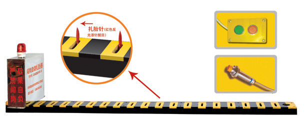 临汾V3嵌入式闯岗自动扎胎器/阻车器
